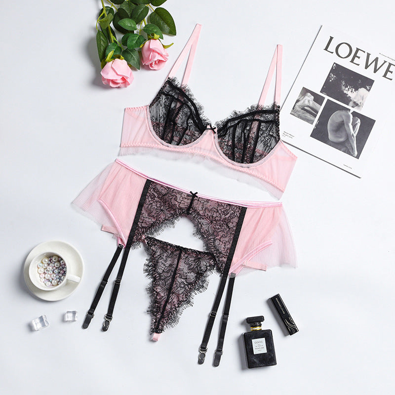 Lace Eyelash Clash Body Shaper Set – Sculpting Elegance