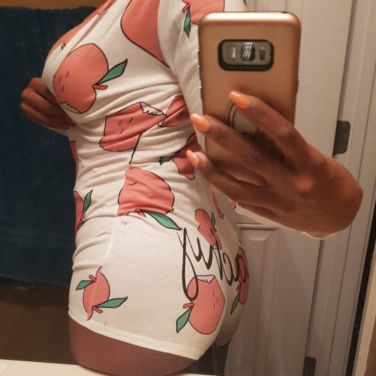 Women’s Printed Romper – Fun & Flirty One-Piece