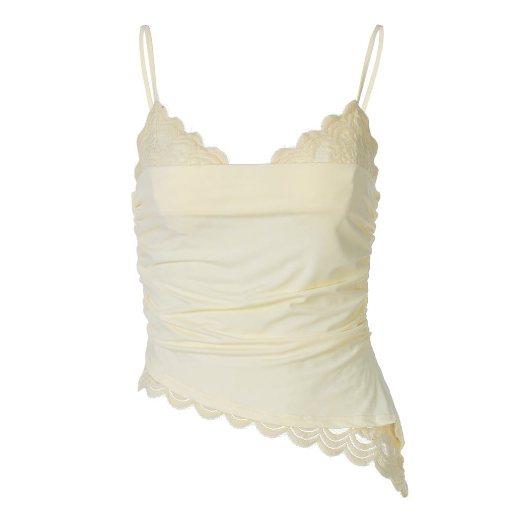 Women’s V-Neck Lace Spaghetti-Strap Top
