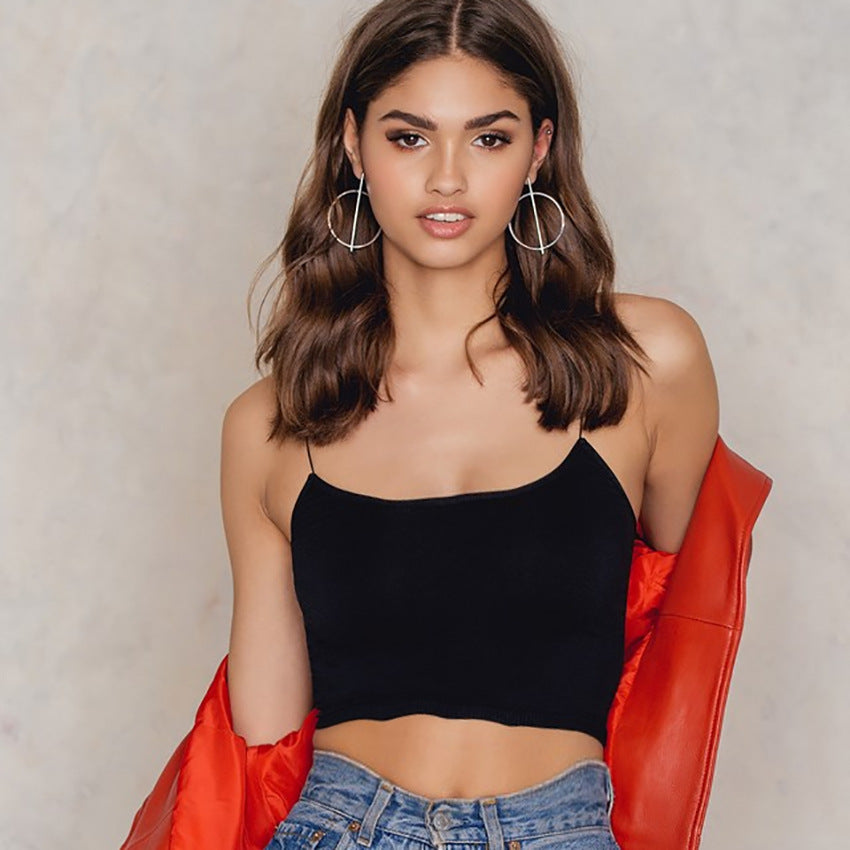 Women’s Sexy Cotton Crop Tank Top