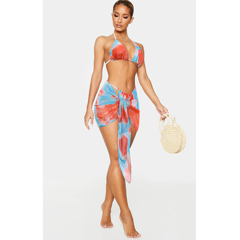 Women’s Women’s Sexy Printed Split Bikini Set