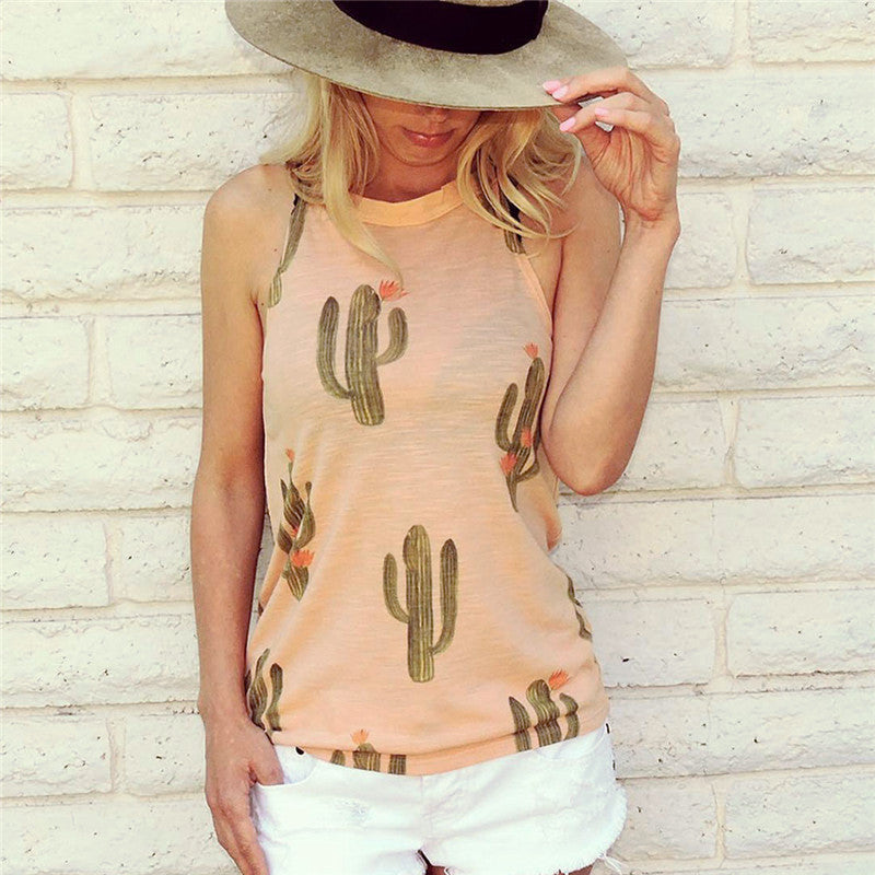 Women’s Cactus Print Halter