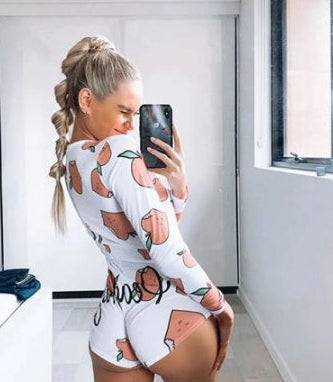 Women’s Printed Romper – Fun & Flirty One-Piece