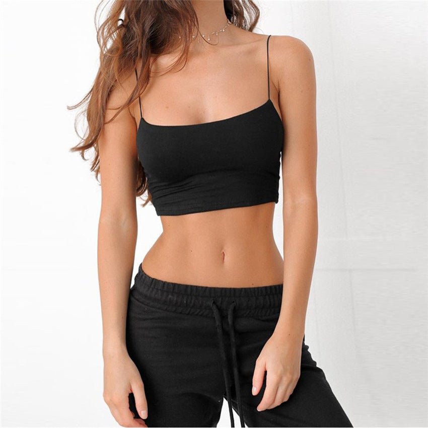 Women’s Sexy Cotton Crop Tank Top