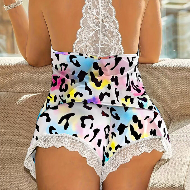 Lace Stitching Lounge Set – Stylish Sleepwear