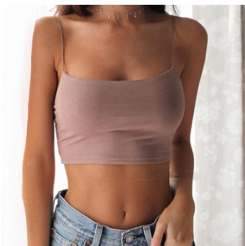 Women’s Sexy Cotton Crop Tank Top