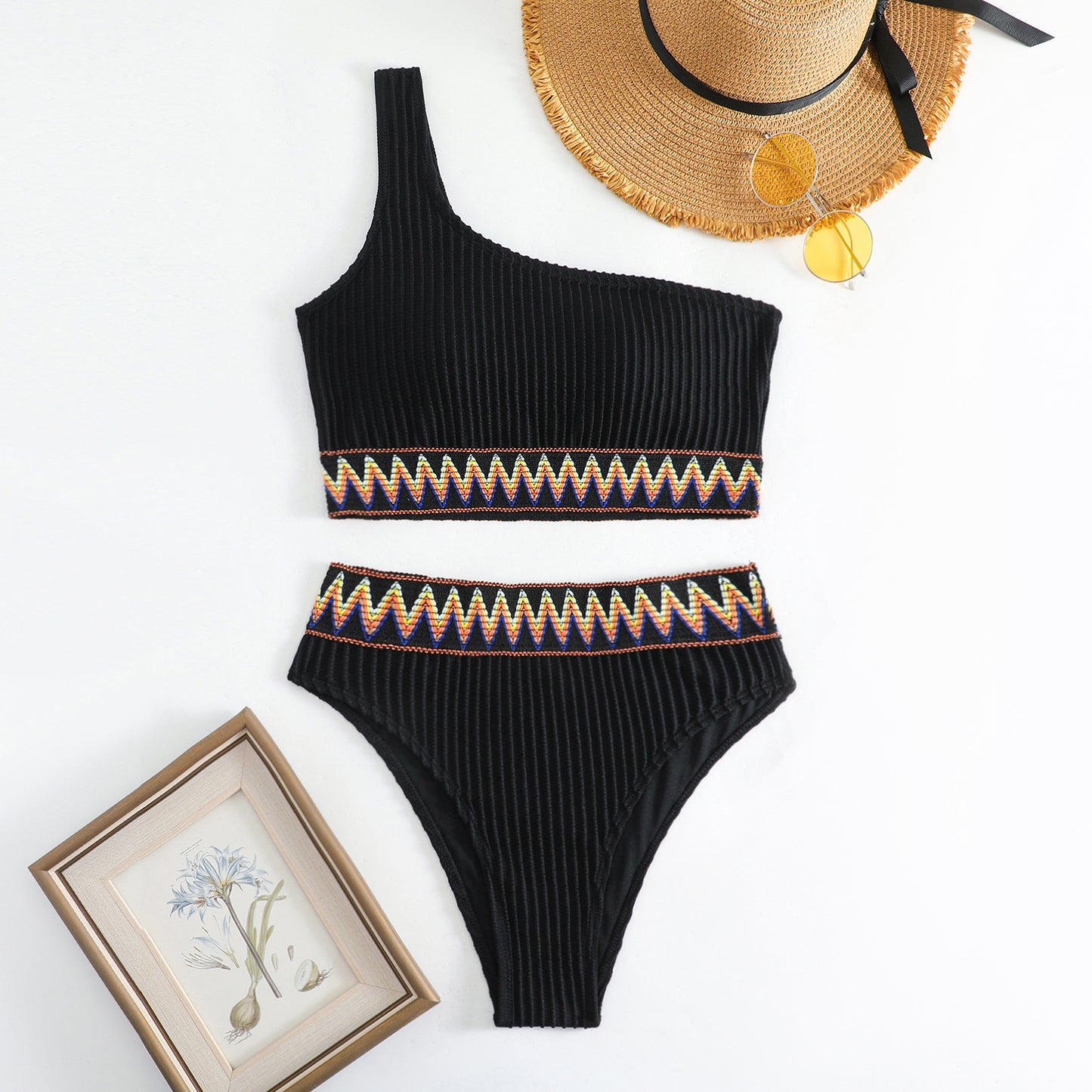 Women’s Sexy One-Shoulder Bikini Bikini Set
