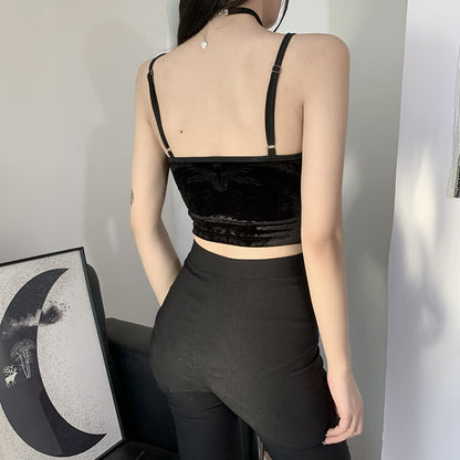 Women’s Gothic Lace Camisole Tank Top