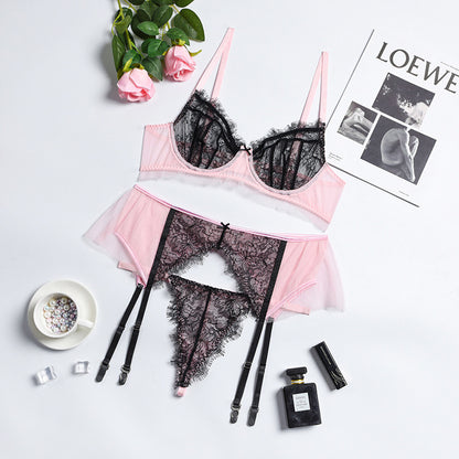 Lace Eyelash Clash Body Shaper Set – Sculpting Elegance