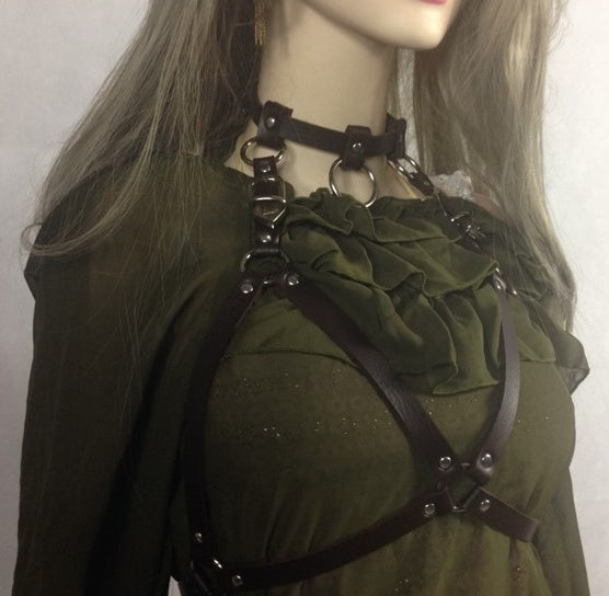 Women’s Choker Harness Corset