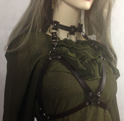 Women’s Choker Harness Corset