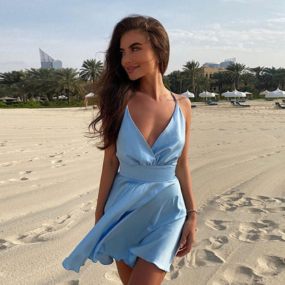 Women’s Bow Suspender Dress Skirt