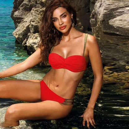 Bandeau Bikini Set