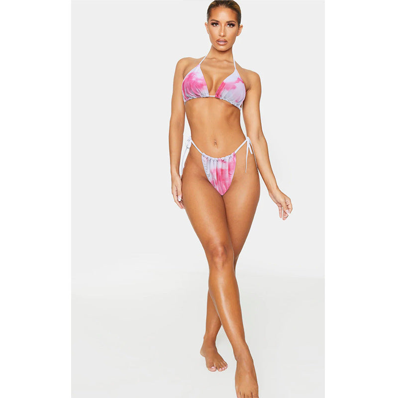 Women’s Women’s Sexy Printed Split Bikini Set
