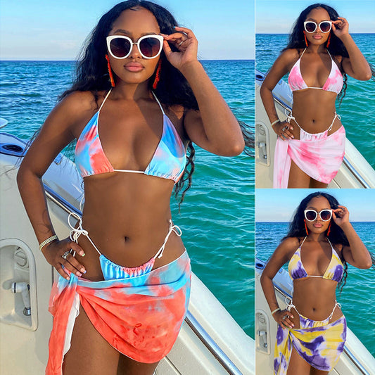 Women’s Women’s Sexy Printed Split Bikini Set
