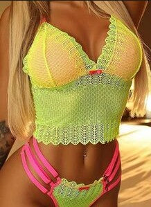 Erotic Fun Suit – Playful Sheer Lingerie Set