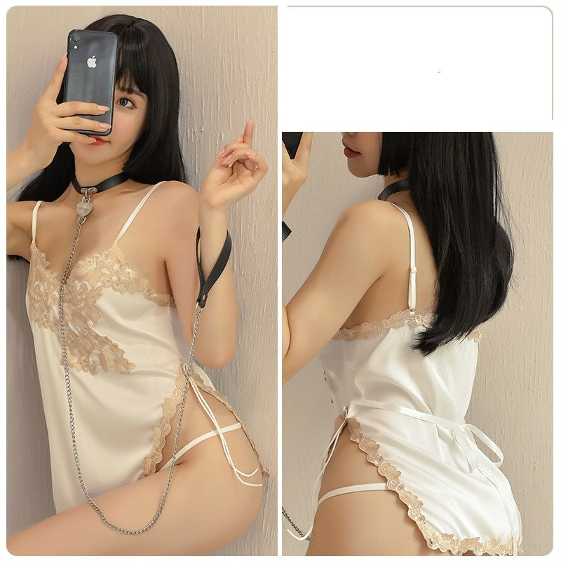 Sexy Lingerie Pajama Uniform Set – Playful Sleepwear