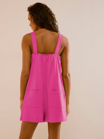Women’s Fashion Casual Solid Color Jumpsuit