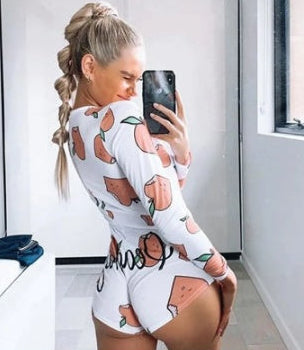 Women’s Printed Romper – Fun & Flirty One-Piece