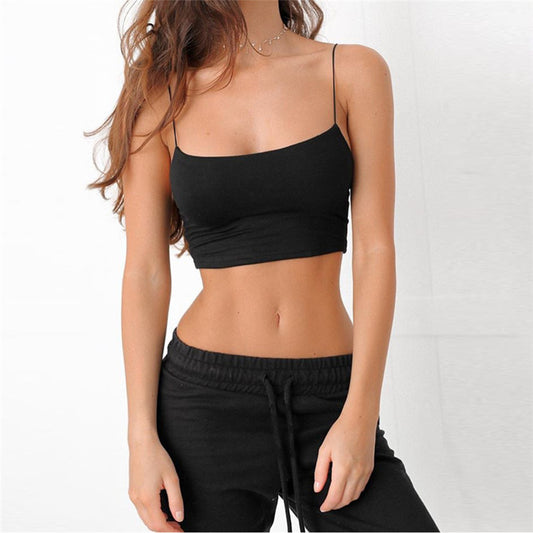 Women’s Sexy Cotton Crop Tank Top