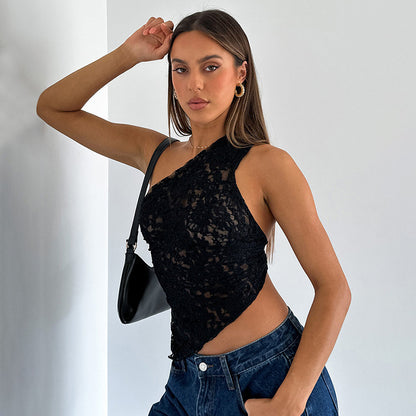 Women’s Backless Top Waistless Asymmetrical