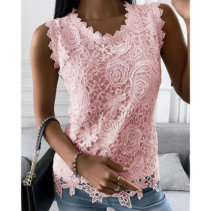 Women’s Flowers Lace Vest