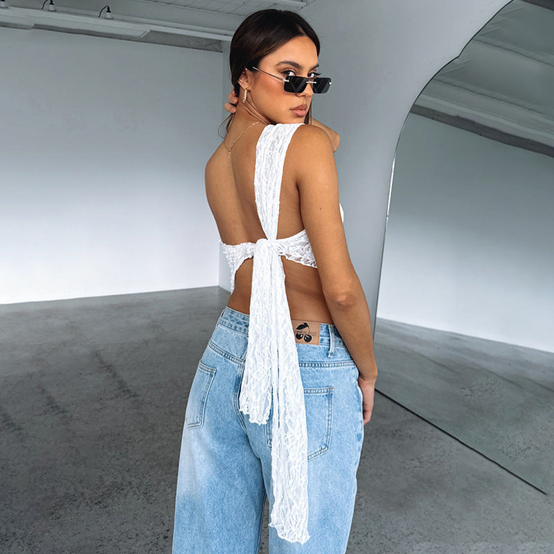 Women’s Backless Top Waistless Asymmetrical