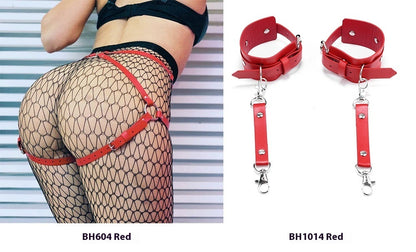 Women’s Waist Belt Handcuffs Suit Lingerie Set