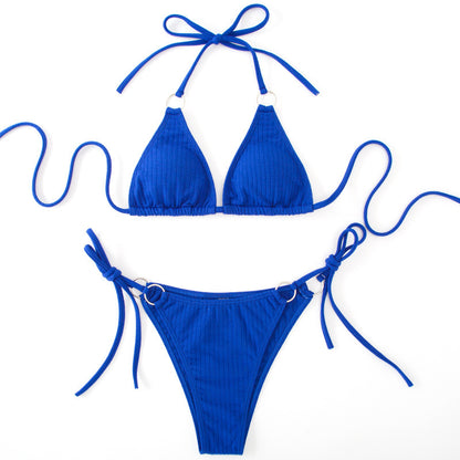 Women’s Sexy Side Tie Thong Bikini Set