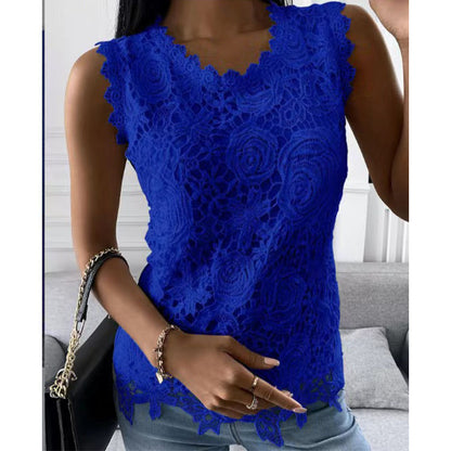 Women’s Flowers Lace Vest