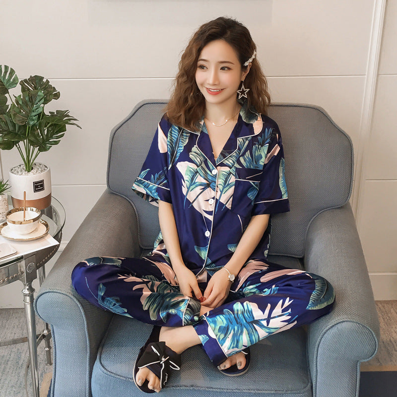 Silk-Feel Home Service Suits – Everyday Pajama Set