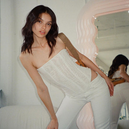 Women’s Skinny Mesh Tube Top