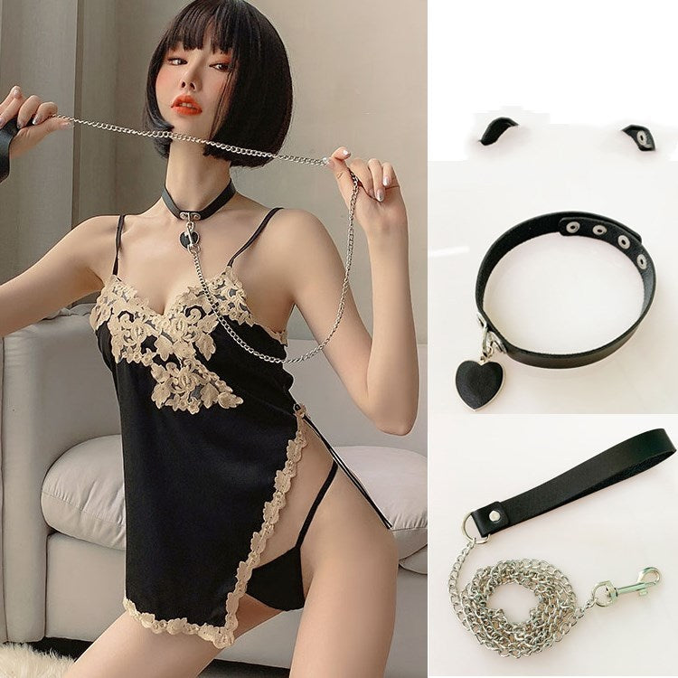 Sexy Lingerie Pajama Uniform Set – Playful Sleepwear