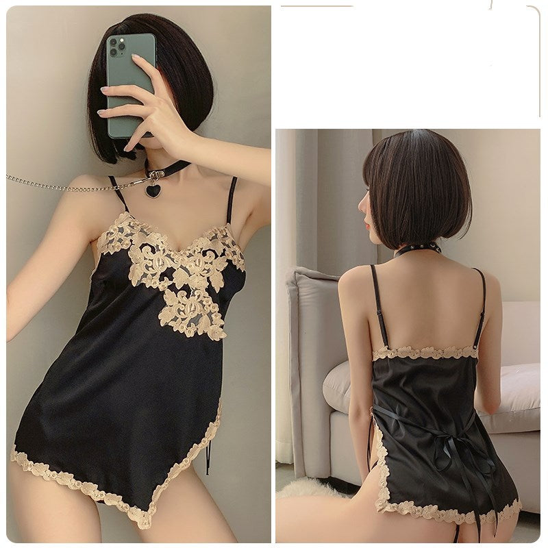 Sexy Lingerie Pajama Uniform Set – Playful Sleepwear