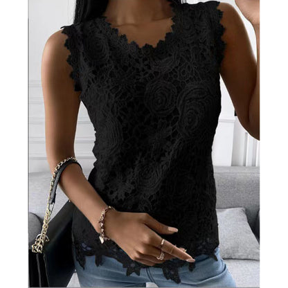 Women’s Flowers Lace Vest