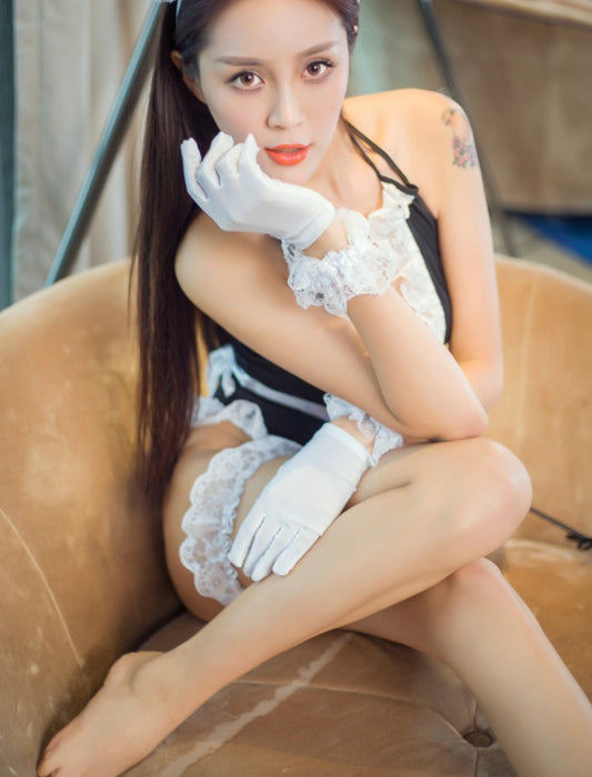 Women’s Naughty Schoolgirl Look with a Bold, Sexy Twist Lingerie Set