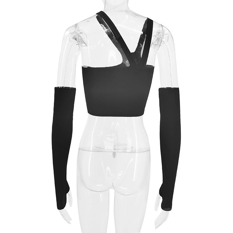 Women’s Irregular Split Slim T-Shirt