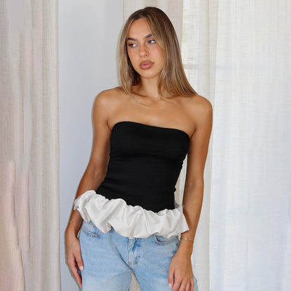 Women’s Contrast Color Bandeau Top