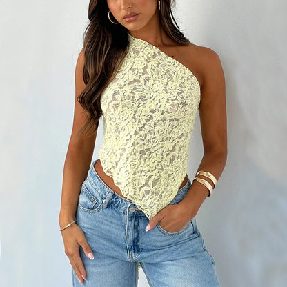 Women’s Backless Top Waistless Asymmetrical