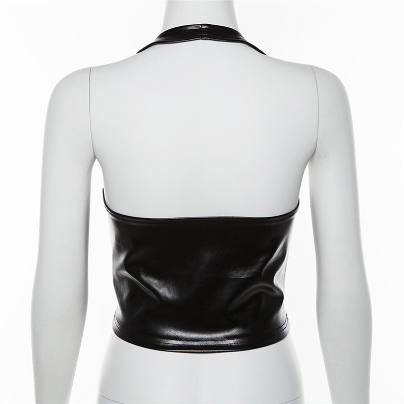Women’s Halter Lace-Up Sexy Vest