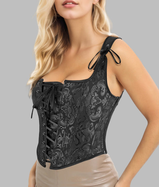 Renaissance Style Lace-Up Corset Camisole