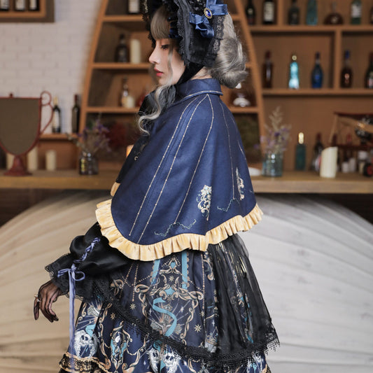 Retro Gothic Dark Lolita Skirt