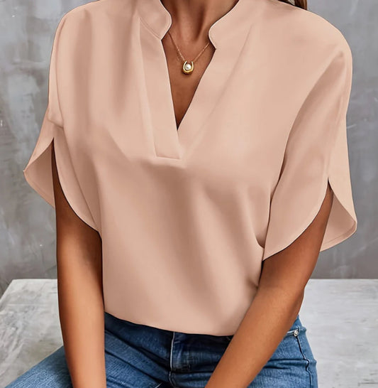 Women’s Short-sleeved Chiffon Shirt